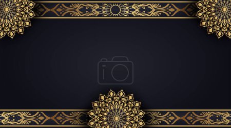 simple background with ornamental mandala