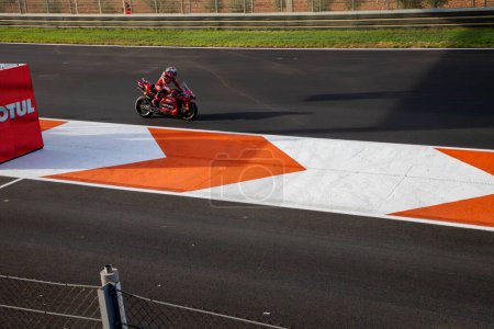 Photo for MotoGP 26 Nov 2023 races at the Ricardo Tormo circuit in the Valencian - Royalty Free Image