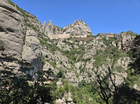 Monastery of Montserrat mountain in Catalonia, Spain