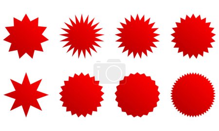 Illustration for Price tags set. Stickers Labels Tags Ribbons vector - Royalty Free Image