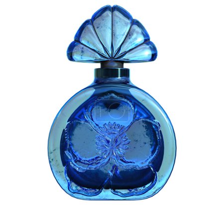 3d rendre luxe parfum potion verre fantaisie isolé
