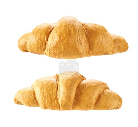 Photo for French croissant isolated on a white background. - Royalty Free Image