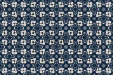 Photo for Abstract seamless patterns, geometric patterns, ikat pattern, tribal patterns, and batik patterns are designed for use in interior, wallpaper, fabric, curtain, carpet, clothing, Batik, satin, silk, paper background, illustrator and Embroidery style. - Royalty Free Image