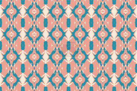 Téléchargez les illustrations : Motif batik sans couture, motif tribal géométrique, il ressemble à boho ethnique, style aztèque, ikat style.luxury motif de tissu décoratif pour les célèbres banners.designed pour utiliser tissu, rideau, tapis, Batik - en licence libre de droit