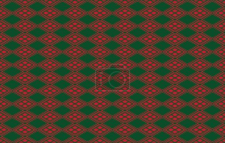 Foto de Patrón inconsútil marroquí en formato vectorial, imagen de fondo geométrico abstracto, patrón textil de tela. - Imagen libre de derechos