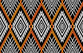 Geometric vector background with sacral tribal ethnic elements. Traditional triangles gypsy geometric forms sprites tribal themes apparel fabric tapestry print Poster #693169984