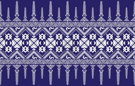 Foto de Patrón étnico monocromo sin costura. Antecedentes con patrones geométricos aztecas. Imprimir con un tema tribal. Tejido del pueblo Navajo. Papel pintado abstracto en un estilo moderno. Ilustración en formato vectorial. Diseño textil para papel. - Imagen libre de derechos