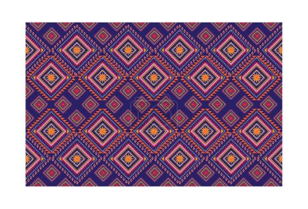 Patrón tribal a rayas sin costuras. Fondo vectorial geométrico azteca. Se puede utilizar en el diseño textil, diseño web para la fabricación de ropa, accesorios, papel decorativo, envoltura, sobre; mochilas, etc..