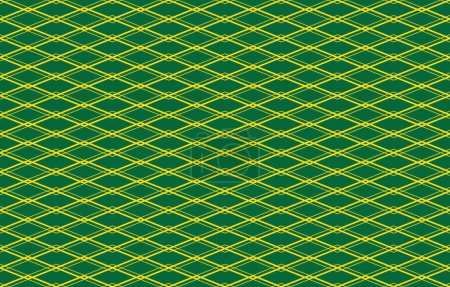 Adorno geométrico con rombos entrelazados a rayas. Patrón monocromático sin costura vectorial. Textura moderna con estilo
.