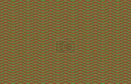 Foto de Adorno geométrico con rombos entrelazados a rayas. Patrón monocromático sin costura vectorial. Textura moderna con estilo
. - Imagen libre de derechos