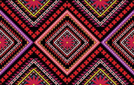 pastel tribal pastel multicolor patrón vectorial Navajo sin costuras. impresión de arte geométrico abstracto azteca en un estilo azteca sofisticado. Fondo vectorial con elementos étnicos.