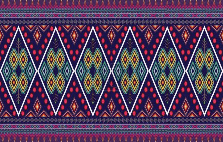 Foto de Patrón tribal a rayas sin costuras. Fondo vectorial geométrico azteca. Se puede utilizar en el diseño textil, diseño web para la fabricación de ropa, accesorios, papel decorativo, envoltura, sobre; mochilas, etc.. - Imagen libre de derechos