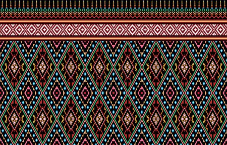 Foto de Patrón indio peruano americano motivos étnicos tribales fondo vector geométrico. Doodle motivos tribales nativos americanos estampado textil diseño étnico tradicional. Patrón de tela símbolos Navajo. - Imagen libre de derechos