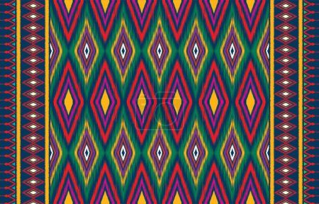 Foto de Patrón indio peruano americano motivos étnicos tribales fondo vector geométrico. Motivos tribales nativos americanos modernos estampado textil diseño étnico tradicional. Símbolos navajo impresión de ropa. - Imagen libre de derechos