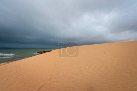 Téléchargez les photos : Plage à Punta Gallinas et dunes. Guajira, la Colombie. - en image libre de droit