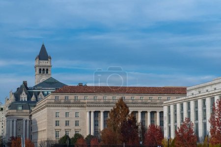 Foto de Washington D. C. Estados Unidos. 29 de noviembre de 2022: Arquitectura y fachada de la ciudad. - Imagen libre de derechos