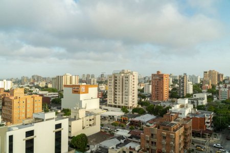 Photo for Barranquilla, Atlantico, Colombia. June 12, 2019: Beautiful view of a beautiful sunny day in the city - Royalty Free Image