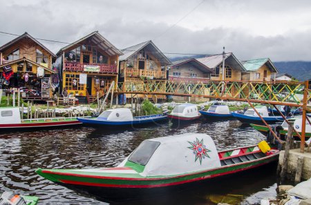 Foto de Pasto, Narino, Colombia. 9 de febrero de 2016: El Encano, laguna de Cocha. - Imagen libre de derechos