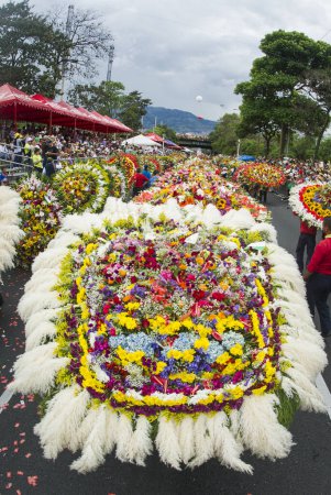 Foto de Fotos en la feria de flores en la ciudad de la eterna primavera. Medellín, Antioquia, Colombia. - Imagen libre de derechos