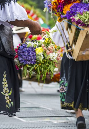 Téléchargez les photos : Photos à la foire aux fleurs dans la ville du printemps éternel. Medellin, Antioquia, Colombie. - en image libre de droit