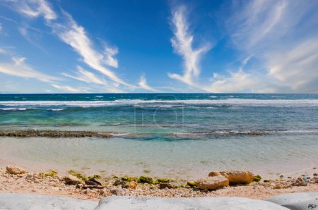 Rocky Cay beach landscape.  Archipelago of San Andres, Providencia and Santa Catalina.