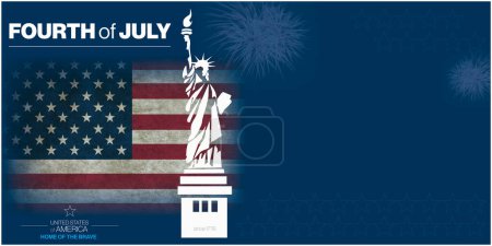 4 de julio Día de la Independencia USA celebración
