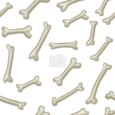 Photo for Seamless pattern with bones, Halloween background. Similar JPG copy - Royalty Free Image