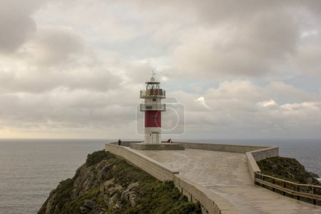 Photo for Cape Ortegal lighthouse in Galicia, Spain, during sunset - Royalty Free Image