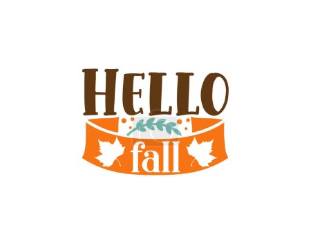 Téléchargez les illustrations : Lettrage d'automne vectoriel pour la saison d'automne fond vacances calligraphiques - en licence libre de droit