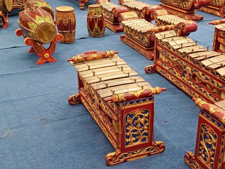 Gamelan is traditional Javanese and Balinese music instruments