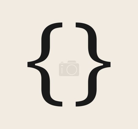 Ilustración de Icono de frenos rizados para el diseño gráfico aislar don fondo blanco - Imagen libre de derechos
