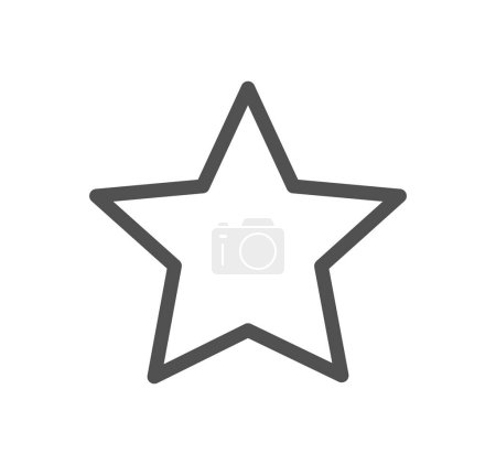 Illustration for Star icon, vector illustration - Royalty Free Image