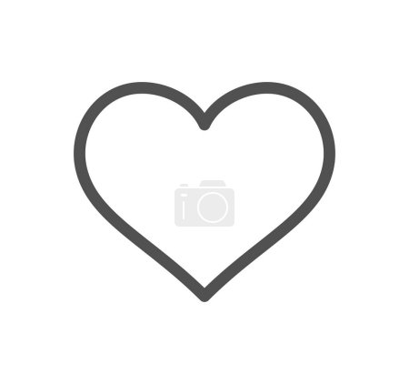 Illustration for Heart with love vector icon design - Royalty Free Image