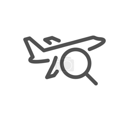 Illustration for Airplane icon, vector illustration simple design - Royalty Free Image