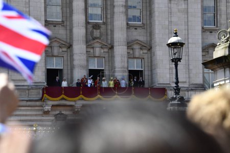 Photo for London, England,Uk-15 June 2024: Buckingham palace royal parade,London UK - Royalty Free Image