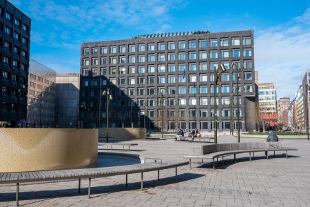 Photo for Stockholm, Sweden - February 14, 2023: Sveriges Riksbank (central bank of Sweden) Headquarters - Royalty Free Image