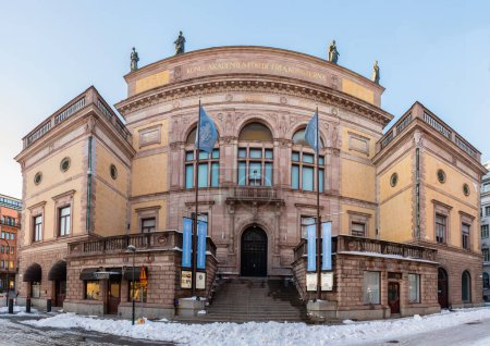 Foto de Estocolmo, Suecia - 10 de marzo de 2023: Real Academia Sueca de Bellas Artes (Kungliga Akademien fr de fria konsterna) - Imagen libre de derechos