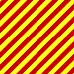 Seamless diagonal red and yellow pattern stripe background. Simple and soft diagonal striped background. Retro and vintage design concept. Suitable for leaflet, brochure, poster, backdrop, etc.