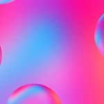 Artistic 3D water bubble background. 3D illustration of transparent bubble drops on colorful gradient background. Colorful water bubbles. Suitable for poster, cover, backdrop, presentation, etc.