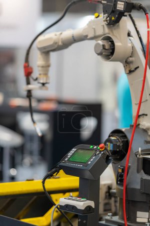 Photo for Robot Welding System, modern industry - Royalty Free Image