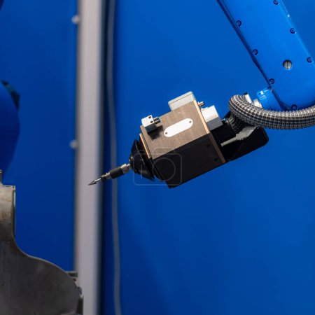 Foto de Robot Welding System, modern industry - Imagen libre de derechos