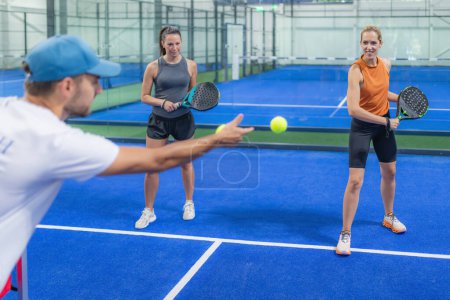 Elevate play with tailored indoor Padel training 