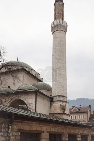 The old mosque in the old Baarija Sarajevo Bosnia and Herzegovina