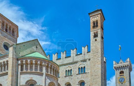 Téléchargez les photos : Trente, Italie, abside de la cathédrale de San Vigilio - en image libre de droit