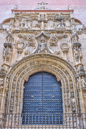 Téléchargez les photos : Malaga, Espagne, le portail principal de la cathédrale de Malaga ou Santa Iglesia Catedral Baslica de la Encarnacin - en image libre de droit