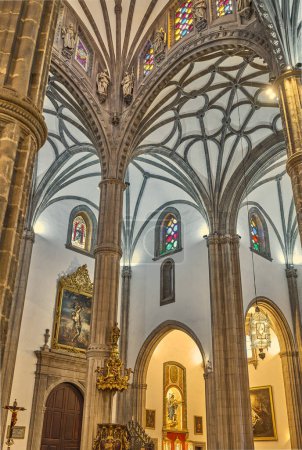 Photo for Las Palmas, Gran Canaria , Spain  - March 16, 2023:  The side nave of the Santa Ana Cathedral - Royalty Free Image