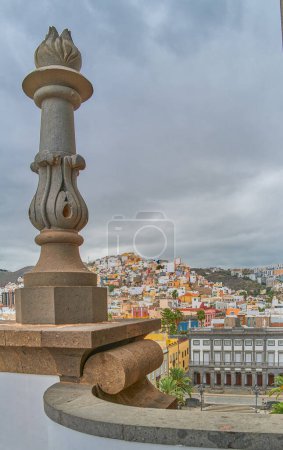 Foto de Las Palmas, Gran Canaria, vista desde la terraza superior de la catedral - Imagen libre de derechos