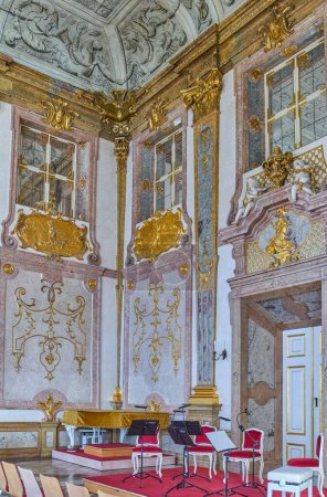 Photo for Salzburg, Austria -  October 6, 2022: The concert hall of the Mirabell Palace - Royalty Free Image