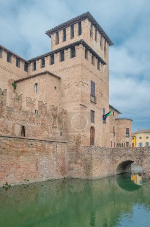 Photo for Fontanellato, Italy - February 25, 2023; The Sanvitale medieval fortress - Royalty Free Image
