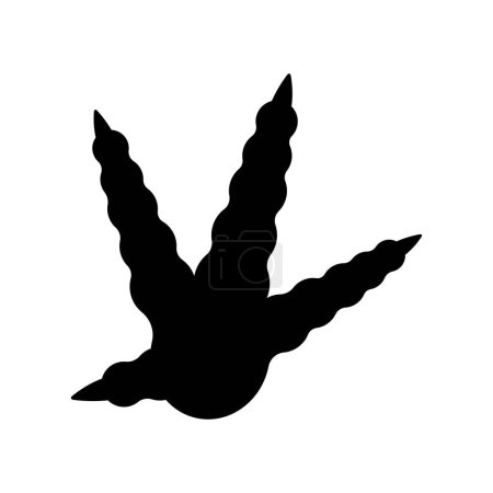 Photo for Chicken footprints icon vector design template - Royalty Free Image